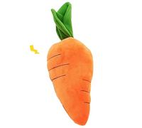 Genérico Giant Carrot Dog Toy, The Mellow Dog Calming Carrot, 11.42in/29.5in Large Stuffed Carrots Pet Chew Toys for Small Medium Large Dogs, Dogs Toys Carrots with Sounds for Indoor Outdoor Play (M)