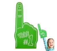 Genérico Giant Foam Finger - Lightweight Polyurethane 45cm, Number 1 Hand | animadora Spirit Stick, Sports Fan Prop | for Football Game Basketball Championship and Birthday Parties