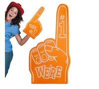 Genérico Giant Foam Finger - Lightweight Polyurethane 45cm, Number 1 Hand | animadora Spirit Stick, Sports Fan Prop | for Football Game Basketball Championship and Birthday Parties