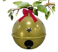 Genérico Giant Inflatable Christmas Ornaments - Blow Up Ornament Balls Christmas Decorations | 23Inch Bell with Bow For Outdoor Pathway Landscape Party Decorations Tree Front Door Living Room Office