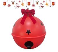 Genérico Giant Inflatable Christmas Ornaments - Blow Up Ornament Balls Christmas Decorations | 23Inch Bell with Bow For Outdoor Pathway Landscape Party Decorations Tree Front Door Living Room Office