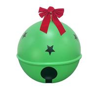 Genérico Giant Inflatable Christmas Ornaments - Blow Up Ornament Balls Christmas Decorations | 23Inch Bell with Bow For Outdoor Pathway Landscape Party Decorations Tree Front Door Living Room Office