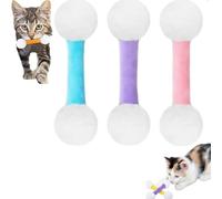 Genérico Giant q Tip Cat Toy, Q Tip Cat Toy, Interactive Kitty Kick Sticks, for Indoor Cats Sturdy Teething Chew (Three colors4)