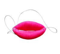 Genérico Giant Red Lips Prop - Sausage Mouth Costume Accessory for Pranks | Funny Oversized Lip Decoration for Women Kids Teens Family Halloween Birthday Wedding Dance Party Entertainment