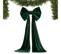 Genérico Giant Velvet Christmas Tree Bow | 6.5 Feet Large | Long Streamers
