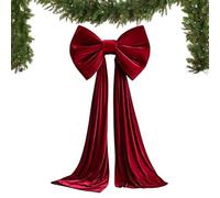 Genérico Giant Velvet Christmas Tree Bow | 6.5 Feet Large | Long Streamers