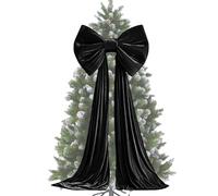 Genérico Giant Velvet Christmas Tree Bow | 6.5 Feet Large | Long Streamers
