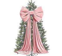 Genérico Giant Velvet Christmas Tree Bow | 6.5 Feet Large | Long Streamers