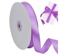 Genérico Gift Ribbon,2cm 100 Yards Smooth Double Faced | Gift Wrap Ribbons,for Wedding Birthday Cake Decorations, Valentine's Day, Floral Bouquets, Party Setup, Hair Bows