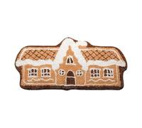 Generico Gingerbread Haus Matte - Weihnachts Fußmatte | Kuscheliger Innen Teppich Outdoor Willkommen Türmatte Für Wohnzimmer Schlafzimmer Festlich Winter Eingang Weihnachtsdekoration