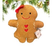 Genérico Gingerbread Plush - Decorative Doll Throw Pillows, Soft Decorative Throw Pillows | Christmas Gingerbread Man Plush Toys For Adult Boys Girls Bedroom Living Room Sofa Desk Home Car Holiday