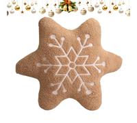 Genérico Gingerbread Plush Pillow - Adorable Christmas Decorative with Throw Cushion, Festive Accent for Couch Bed or Living Room, Ideal for Baby Toddler and Holiday Home Interior Decoration