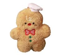 Genérico Gingerbread Stuffed Animal - Christmas Soft Hugging Pillow | Adorable Gingerbread Man Plush Toy for Girls, Teens, Holiday, Halloween, Wedding, Fall, Beach, and Party Celebrations