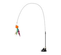 Genérico Giocattoli per Gatti- Teaser per esercizi con per gattini - Gioco interattivo a bacchetta per Gatto - per Intrattenimento Esterno Cortile Casa Quotidiano