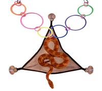 Generico Giochi per - Decoraciones para Terrario Hamaca Juegos - Círculos de enriquecimiento para, para decoración Jaula Dragón Barbudo Iguana Terrario Interior Casa