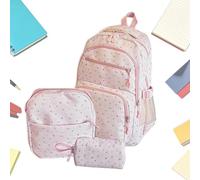 Genérico Girls Backpack - Floral Waterproof, Lightweight School Bookbag