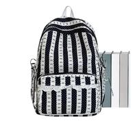 Genérico Girls Backpack - With Lace Trim Bow Cute Preppy Aesthetic Bookbag