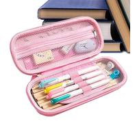 Genérico Girls Pencil Case-3D Astronaut Cat Large Capacity 3-Layer Pen Pouch, Cute Animal Hard Shell Stationery Organizer For Kids & Students, Impact-Resistant Marker & Ruler Bag For School