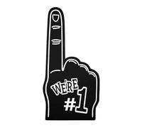 Generico Gladiadores de espuma - Huellas de manos Eva, de espuma gigante de 18 pulgadas | Dedos en abanico número 1 para gestos de victoria, aplausos, gritos, guantes de esponja