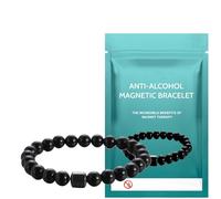 Genérico Glame Anti-Alcohol Bracelet, sobriety bracelet, magnetic bracelet men, magnetic bracelets for women, Relieves Anxiety & Withdrawal Stress, Reduces Alcohol Cravings (1 pcs)