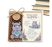 Genérico Glass Animals - Meaningful Glass Figurine with Encouragement Card