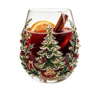 Genérico Glass Christmas Coffee Mug Non-Slip Grip Holiday - Beverage Cup