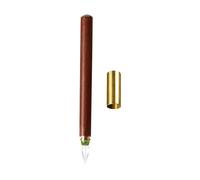 Genérico Glass Dip Pen With Solid Wood Handle - Pen For Greeting Cards | Glasš Nib Signature Drawing Writing Tool | Elegant Ink Peń For Artists