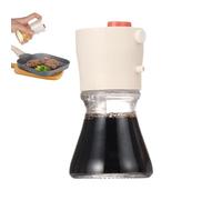 Genérico Glass Oil Bottle Dispenser - 80ml Vinegar & Cooking Oils Control Container, Refillable Seasoning Dispensers For Chef BBQ Grill Baking & Salad Preparation | Suitable For Home & Restaurant Use