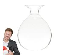 Genérico Glass Plant Vase - Clear Glass 14x14x4.5cm | Elegant Tree Growing Vase Avocado Propagation Pot Hydroponic Plant Container Decorative Glasss Plants Pot For Gardening Home Office Use