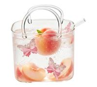 Genérico Glass Purse - Handbag Cup with Straw | Funky Drinking Vase