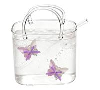 Genérico Glass Purse - Handbag Cup with Straw | Funky Drinking Vase