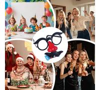 Genérico Glasses - Funny Glasses | Clown Costume Eyeglasses, For Holiday Themed Events Birthday Dress Up Party Photography Halloween Cosplay