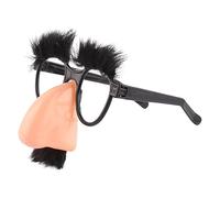 Genérico Glasses - Hilarious Clown Eyeglasses With Fake Mustache | Funny Glassees Costume Parties And Pranks | Big Nose Glaasses For Adults, Halloween, Photo Booth Props