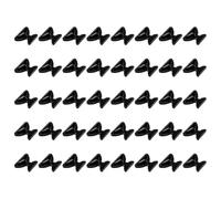 Genérico Glasses Nose Pad 20 Pairs Adhesive Sunglasses Frame Cushion