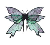 Genérico Glitter Fairy Wings - Angel Butterfly Costume Wings, Sparkly Fairy Wing Cosplay Accessory For Halloween Party Masquerade Costume, Decorative Fantasy Wing Foor Festivals Photoshoot Dress Up