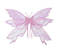 Genérico Glitter Fairy Wings - Angel Butterfly Costume Wings, Sparkly Fairy Wing Cosplay Accessory For Halloween Party Masquerade Costume, Decorative Fantasy Wing Foor Festivals Photoshoot Dress Up