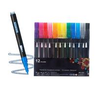 Genérico Glitter Marker | 12 Colors Double Line Markers, Kid Marker | For Drawing Journaling Greeting Card, School Classroom Decorating Crafts Poster
