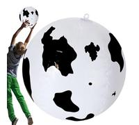Genérico Globo de Playa Impreso - Inflable para Juego de Verano, Globo Inflable para Actividades al Aire Libre Balón de Playa Clásico de Vinilo de 40,6 cm, diseño en y negro