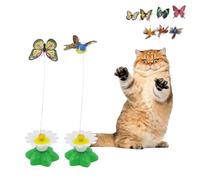 Genérico Gloryboom Interactive Cat Toy, Gloryboom Electric Bird Teasing Cat Toy for Indoor Cats, Simulation Electric Flying Bird, Automatic Cat Teasing Butterfly Cat Toy, Random Color (Butterfly)