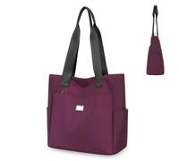 Genérico Gloryboom Shoulder Bag, Large Capacity Water Repellent Multi Pocket Simple and Versatile, for Women (Purple)