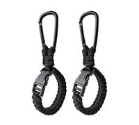 Genérico Glove Holder Clip - with CarabinerWork Gloves Holder,2 Pieces Portable Woven Storage Strap | Glove Clips For Training Break Field Backpack Fence