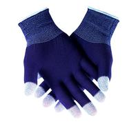 Genérico Gloves Anti Sweat - Touchscreen Game Mitts, Full Finger Gear | High Performance Moisture Wicking Esports Handwear, Breathable Silicone Grip Pad Ventilated Fabric with Prolonged