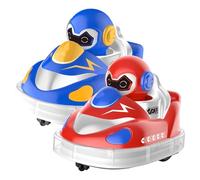 Genérico Glow Crashers RC Bumper Cars, Rechargeable Bumper Cars, with LED Lights and Music (Mix*2pcs)