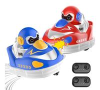 Genérico Glow Crashers RC Bumper Cars, with LED Lights and Music, Rechargeable RC Bumper Cars (2*Mix)