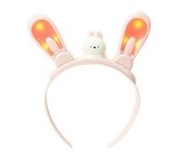 Genérico Glow Headbands,LED Bunny Ear Headbands - Costume Accessory Bright Hair Decoration For Festival Outfits Kids Girls Party Favors