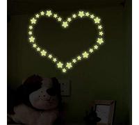 Generico Glow in the Dark Adhesivo extraíble de PVC adhesivos murales luminosos adhesivos fluorescentes para fiestas o habitaciones infantiles estilo 3 muy práctico y populareben tratado.