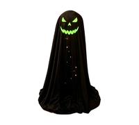 Genérico Glow in The Dark Black Ghost Garden Decoration, Standing Ghost Yard Prop Porch Halloween