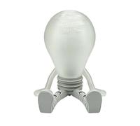 Genérico Glow In The Dark Figure - Posable Light Bulb Man, Luminous Desktop Mannequin with Articulated Joints, Neon Yellow Aesthetic Statue, Ideal for Workplace Desk Party Favors Decor