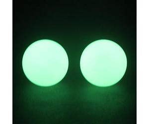 Genérico Glow In The Dark Ice Hockey Puck - PVC 8x8x5cm | 2Pcs Light Up Sports Puck Balls | Glowing Hockey Training and Party Supplies For Practice Game Play