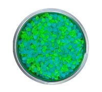 Genérico Glow in The Dark Stones, Aquarium Pebble Mix, 0.31-0.43 Inch Stones with Photoluminescent Resin, Outdoor Landscaping Decor, Vibrant Accents with Natural Style, Garden Accessory for Ponds